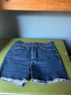 Boden Salcombe Dark Blue Denim Cutoff Shorts